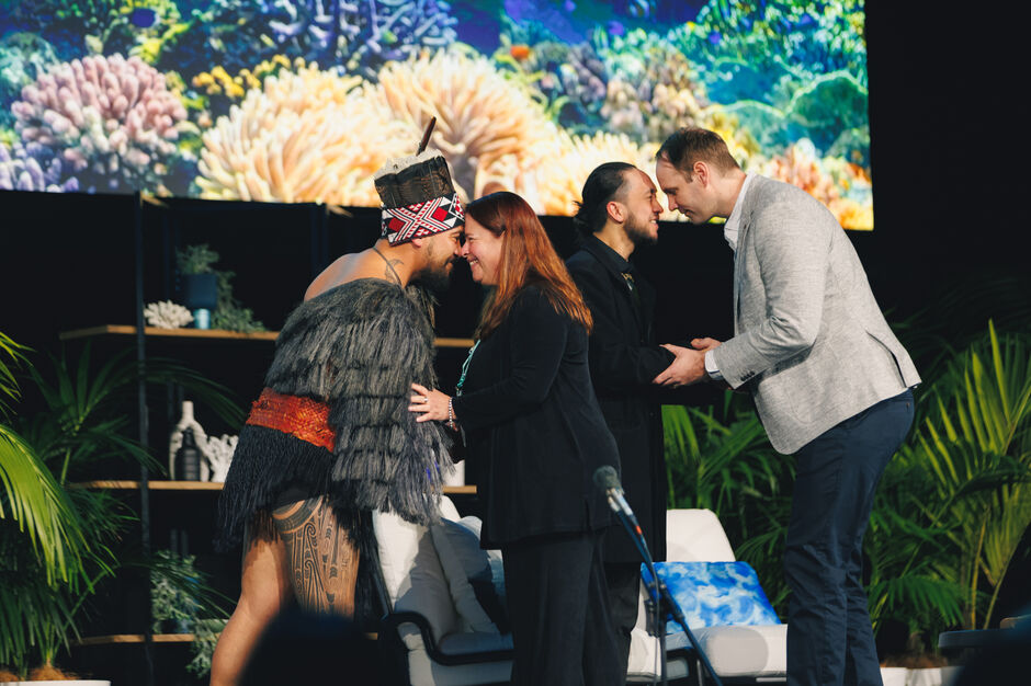 NZICC International Coral reef Symposium hongi