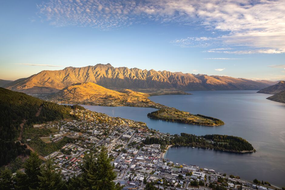 Queenstown from above Bobs Peak Supplied by Destination Queenstown v2
