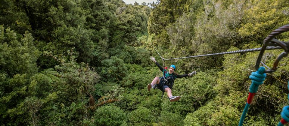Rotorua Canopy Tours - 2021 winner of the Qualmark 100 % Pure NZ Experience awards; recognising world-class New Zealand tourism operators for best practice i...